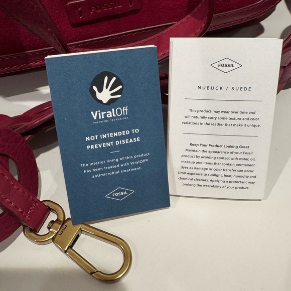 Fossil Raspberry Shoulder Bag - Picture 9 of 9